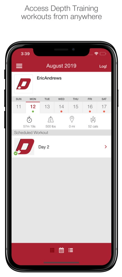 Depth Training App 1 Online Fitness Coaching